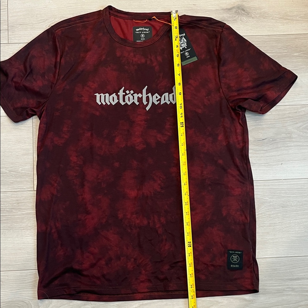 Motörhead Roark Graphic Tee Shirt Men’s Large Burgundy Tie-Dye Rock Band New - Picture 8 of 14